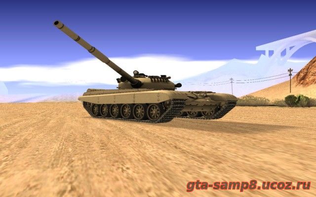 Модель танка  T-72 для GTA SA